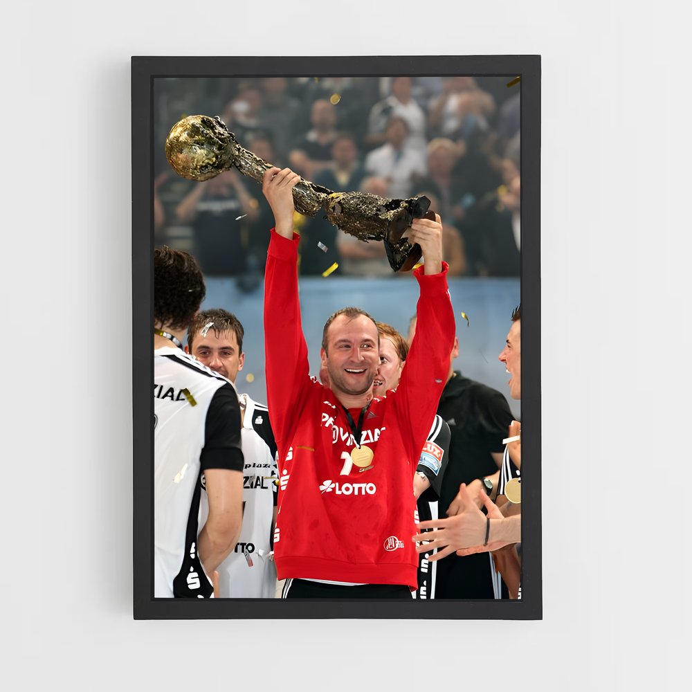 Poster Thierry de omeyer – affiche Handball (vue 2)